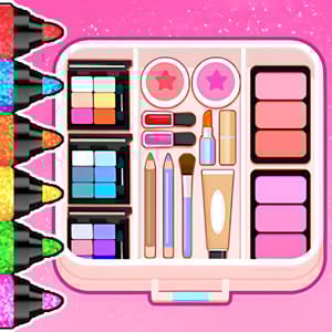 Coloring Book: Makeup Tidy