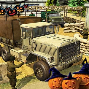 Halloween Truck Driving