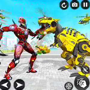 Jurassic Dinosaur Mech Battle