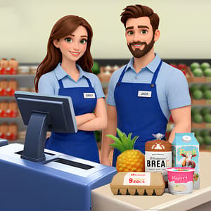 Supermarket Management Simulator