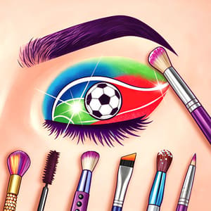 World Cup Eye Art