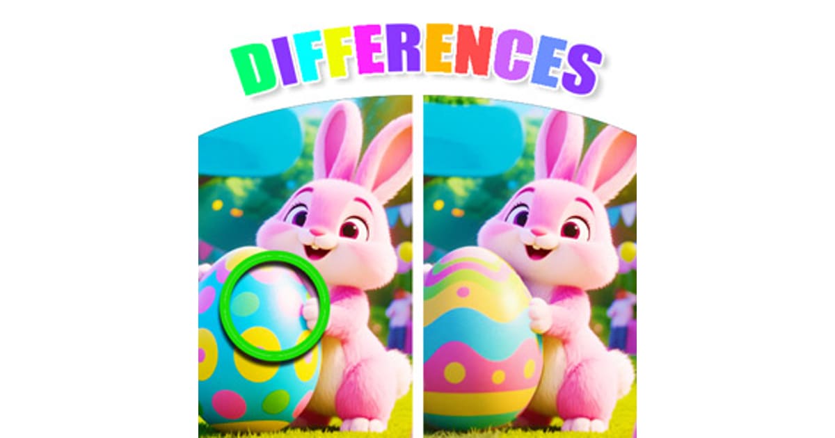 Find The Differences: Easter Egg Hunt Online
